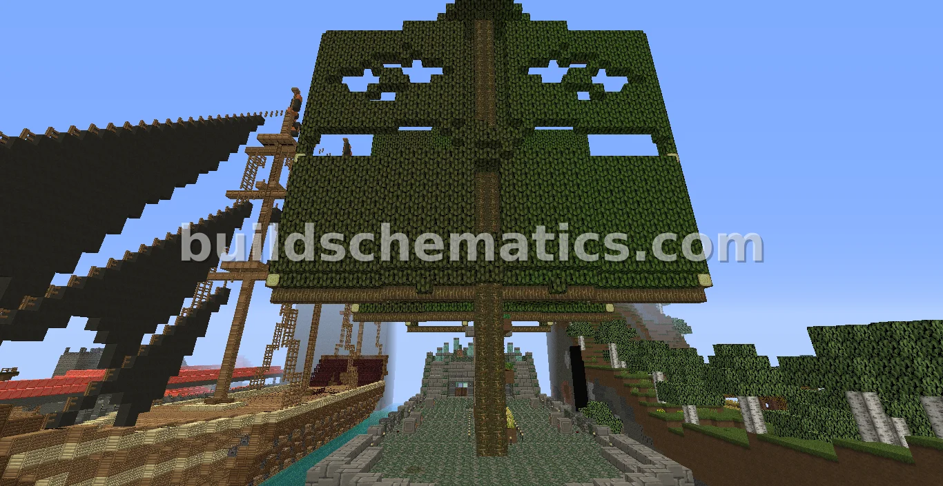 Jungle Ship Build — view 3