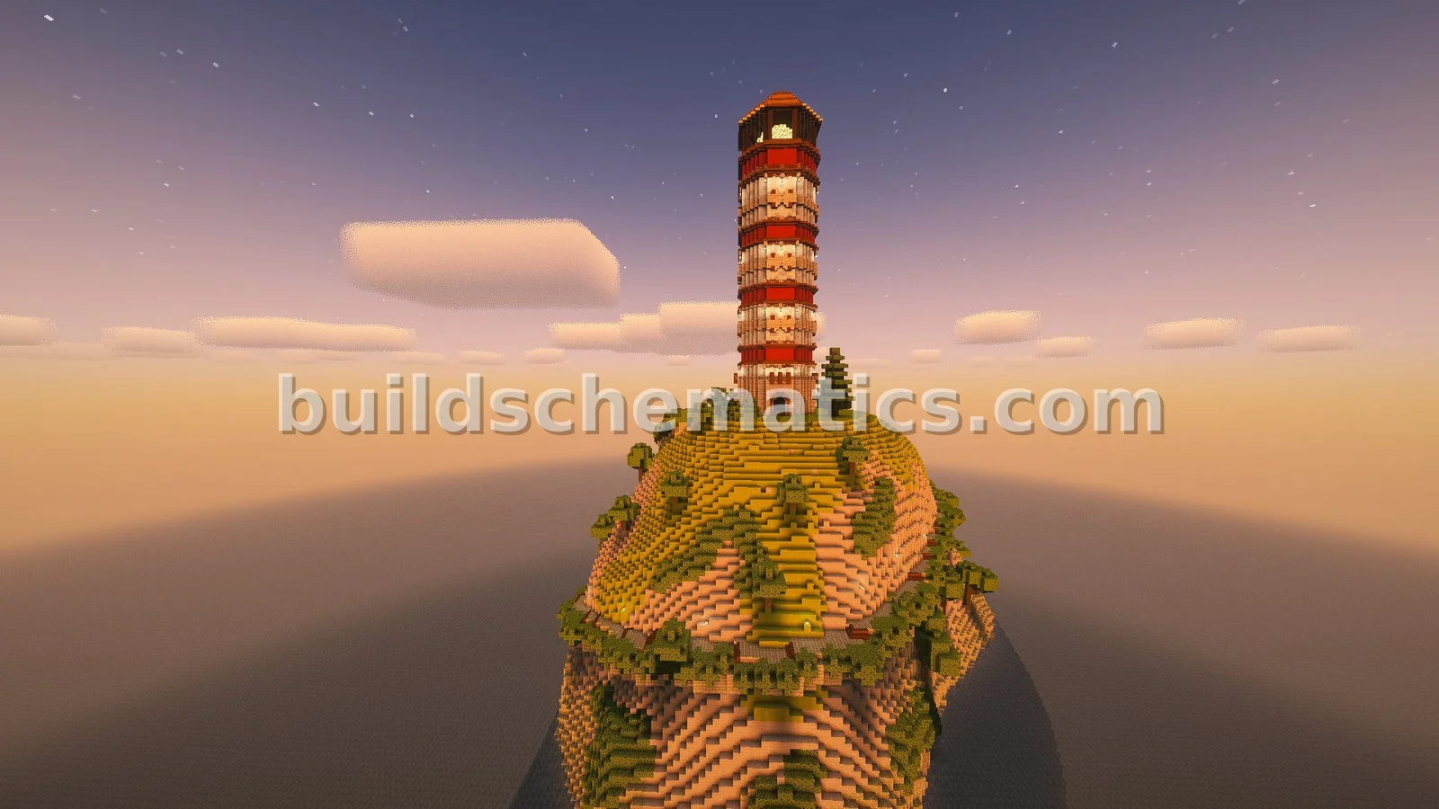 Cliffside Lighthouse Landscape — view 5