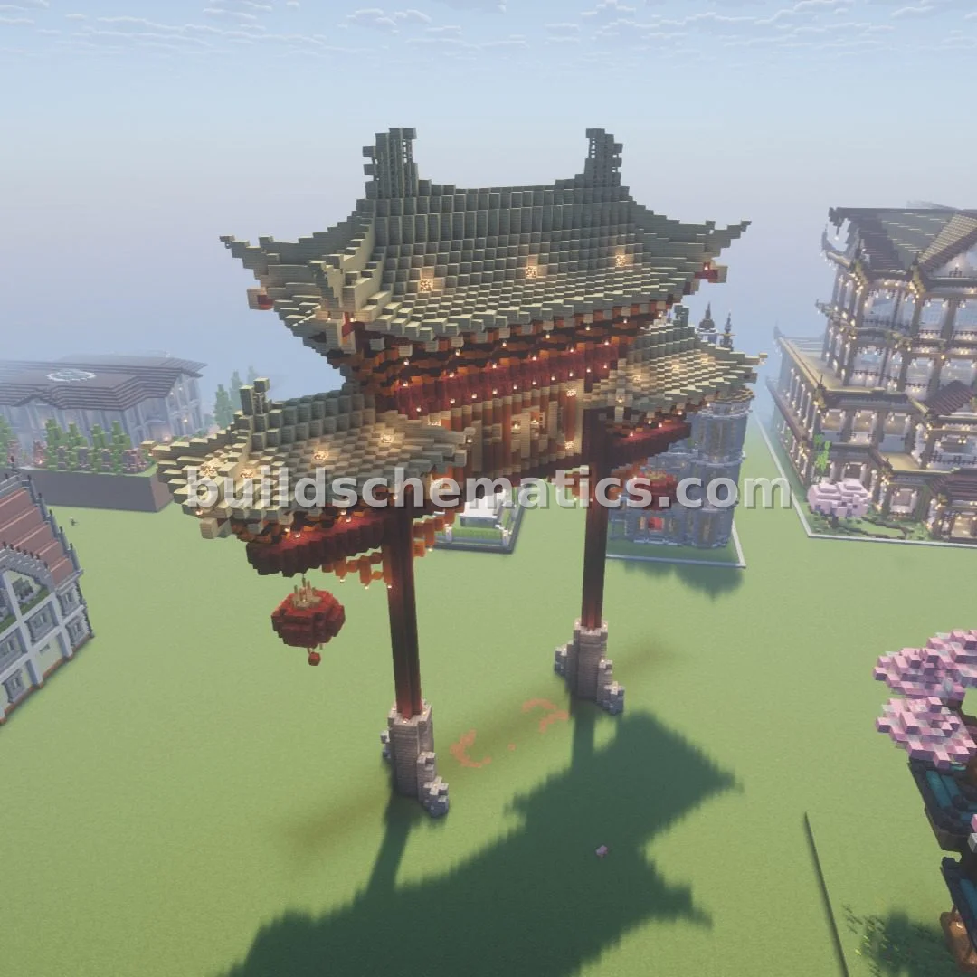 Giant Oriental Torii Gate — view 4
