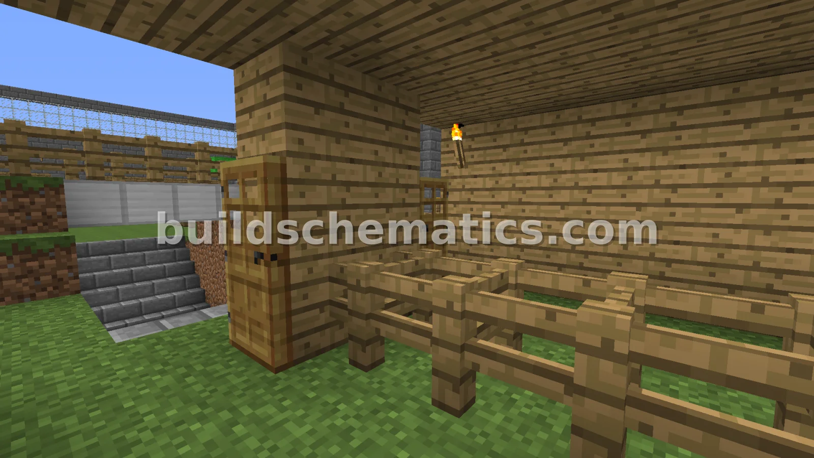 Small Horse Racing Arena with Custom Villager Trades — view 2
