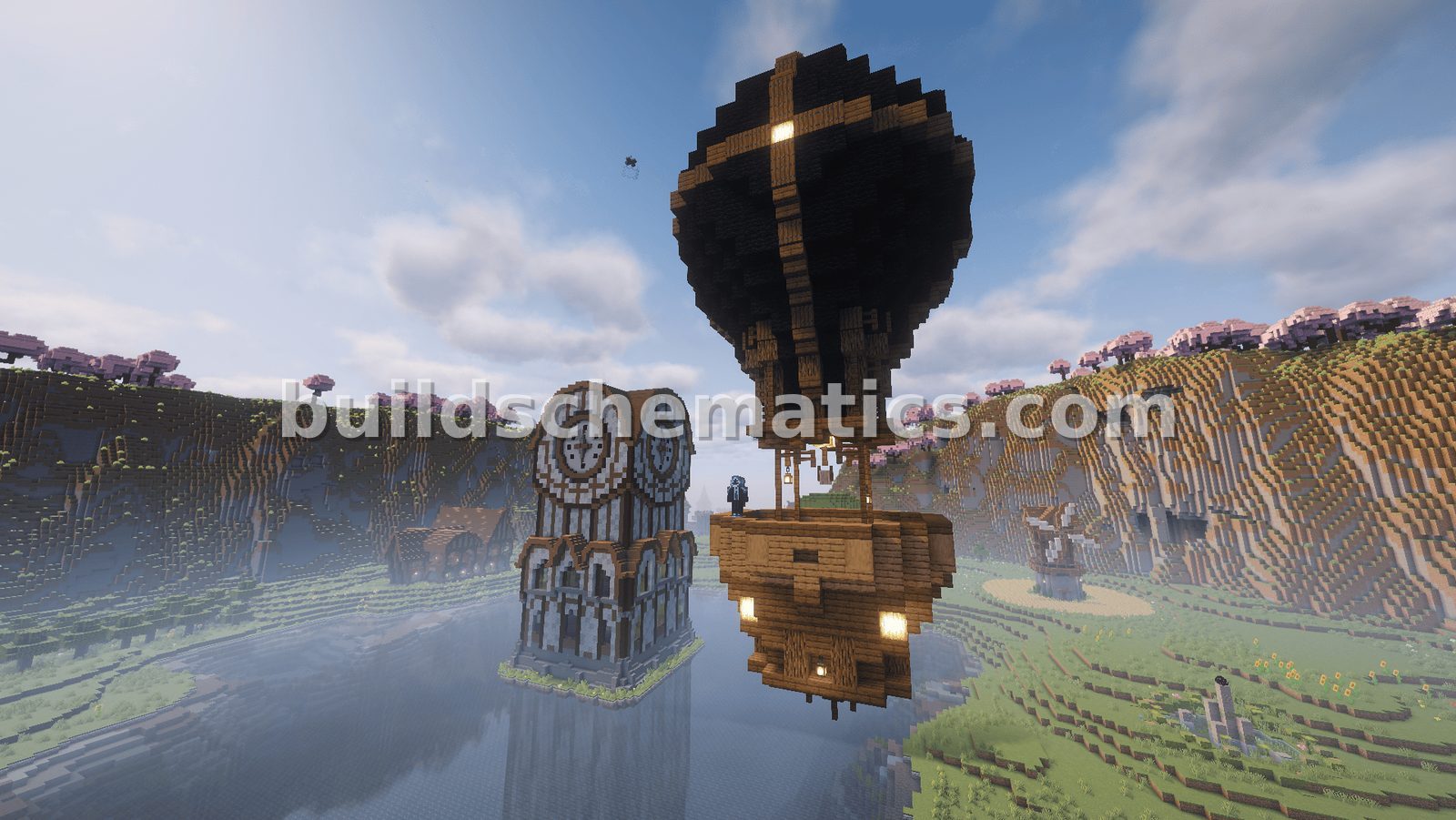 Floating Hot Air Balloon Decoration — view 2