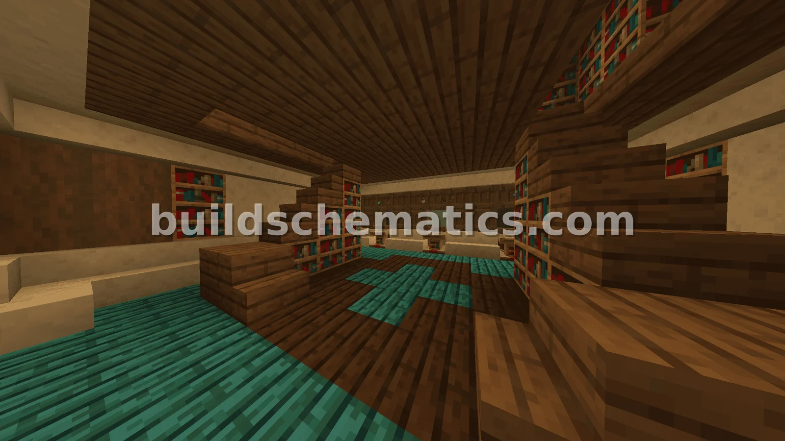 Villager Librarian Trading Hall — view 3