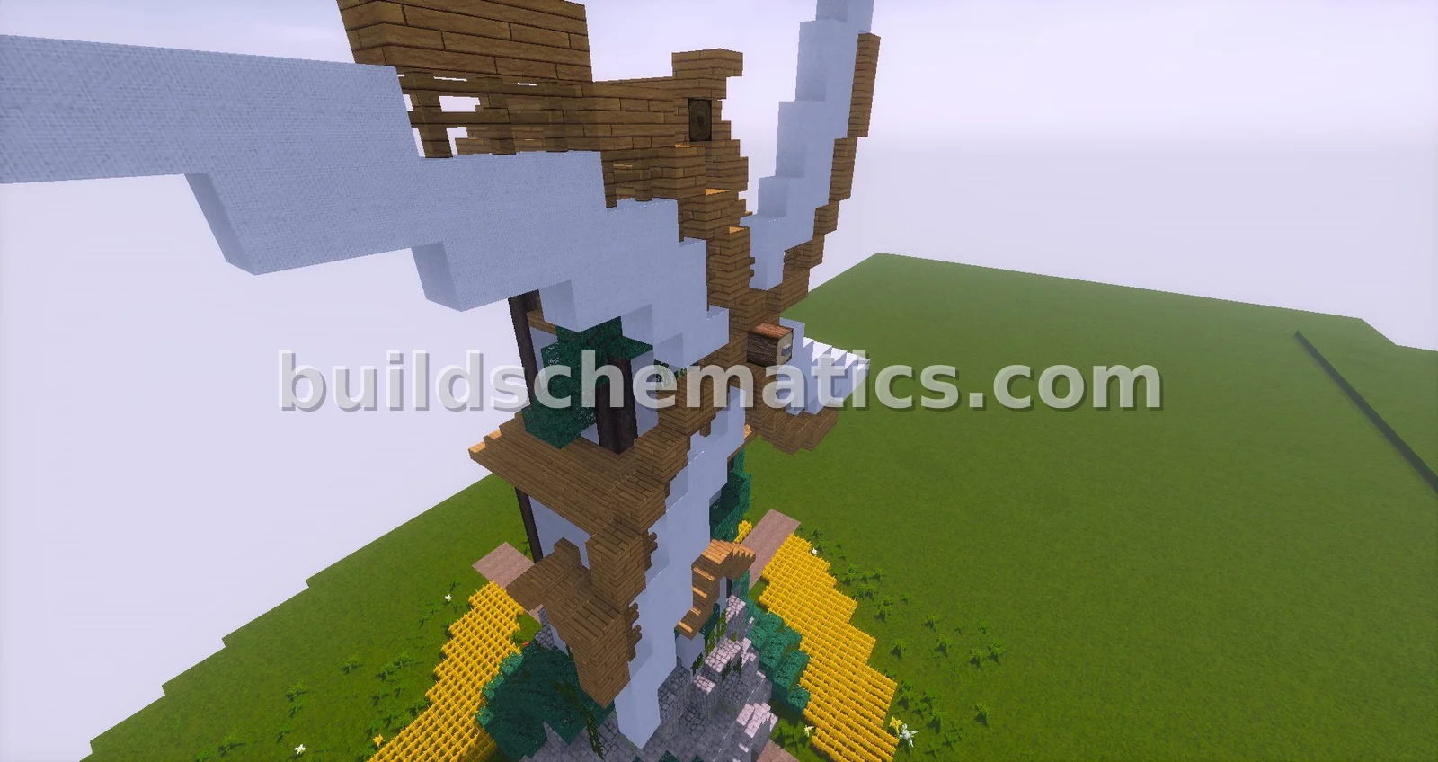 Medieval Windmill Storage House — view 3