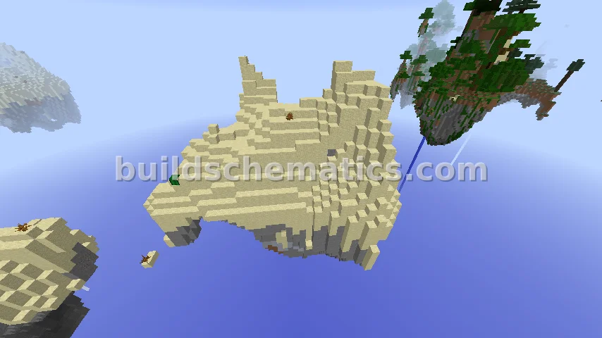 Desert Floating Island Structure