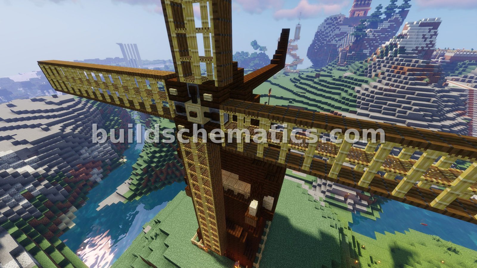 Compact Hillside Windmill — view 3