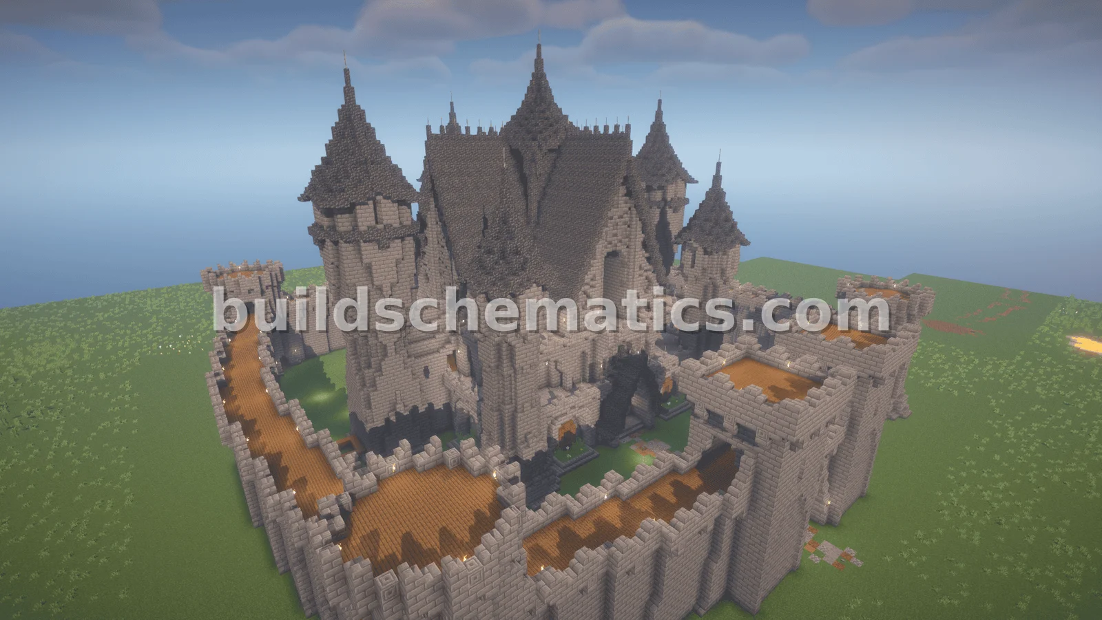 Medieval Fortress Castle Build — view 2