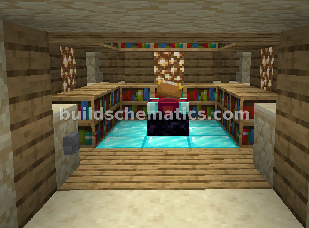 Minecraft Enchantment Room With Level Selector