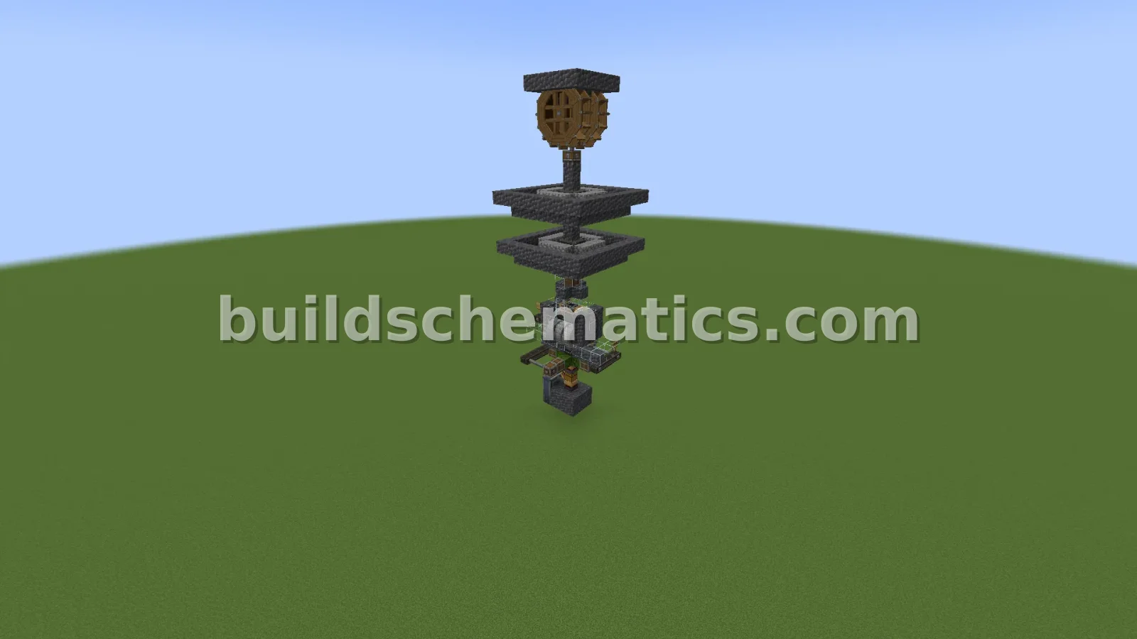 Industrial Iron Farm with Drill Mechanics