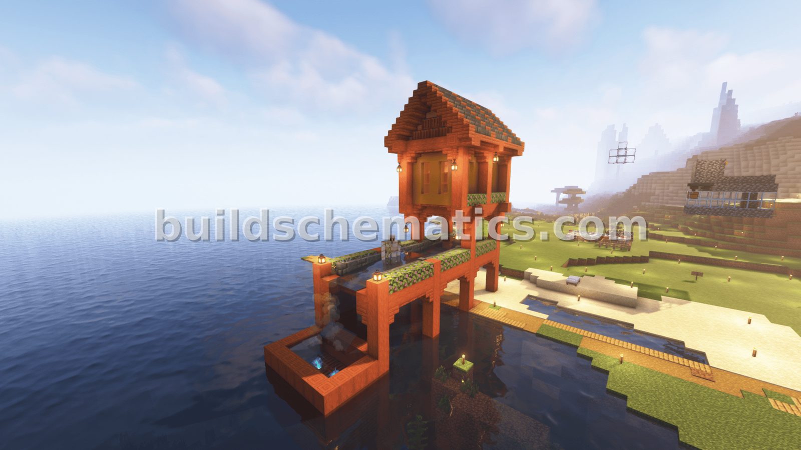 Small Acacia Iron Farm | BuildSchematics