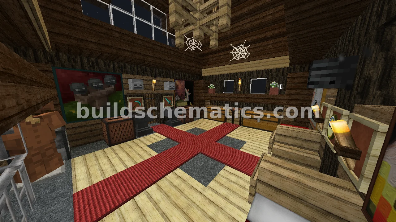 Cozy 10x10 Minecraft Home — view 2