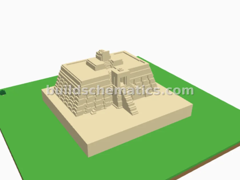 Ancient Mayan Temple Structure