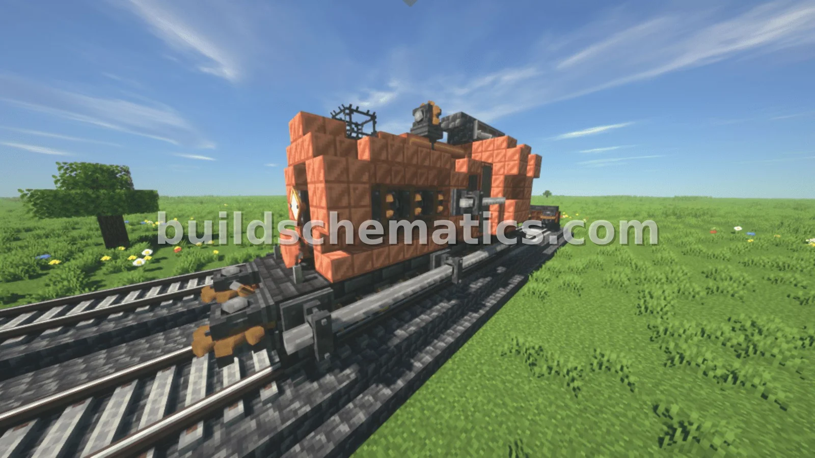 Classic Copper Diesel Shunter Locomotive — view 3