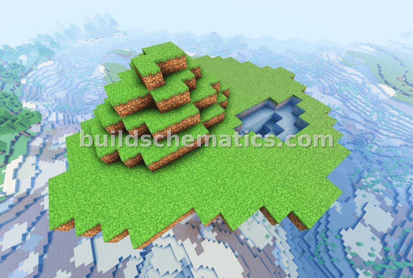 Small Floating Island Base — view 4