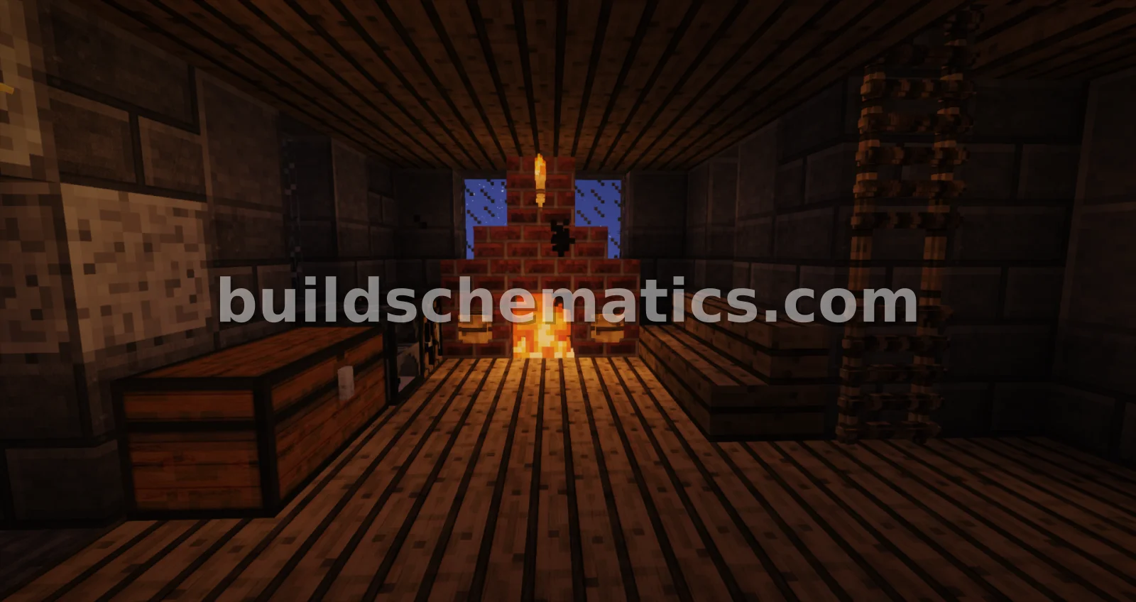 Stone Lighthouse With Working Fireplace — view 3
