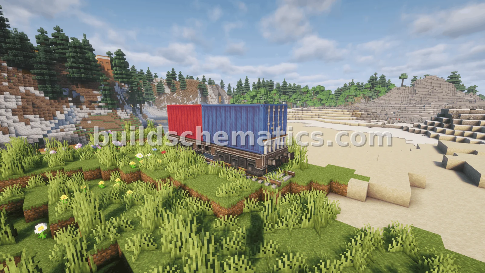 Container Train Carriage