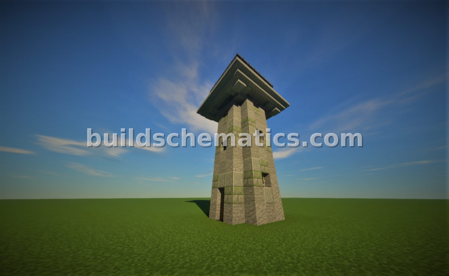 Simple Minecraft Tower — view 2