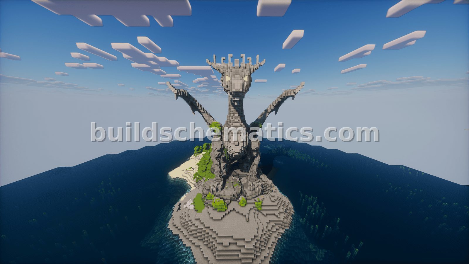 Medieval Dragon Monument — view 2