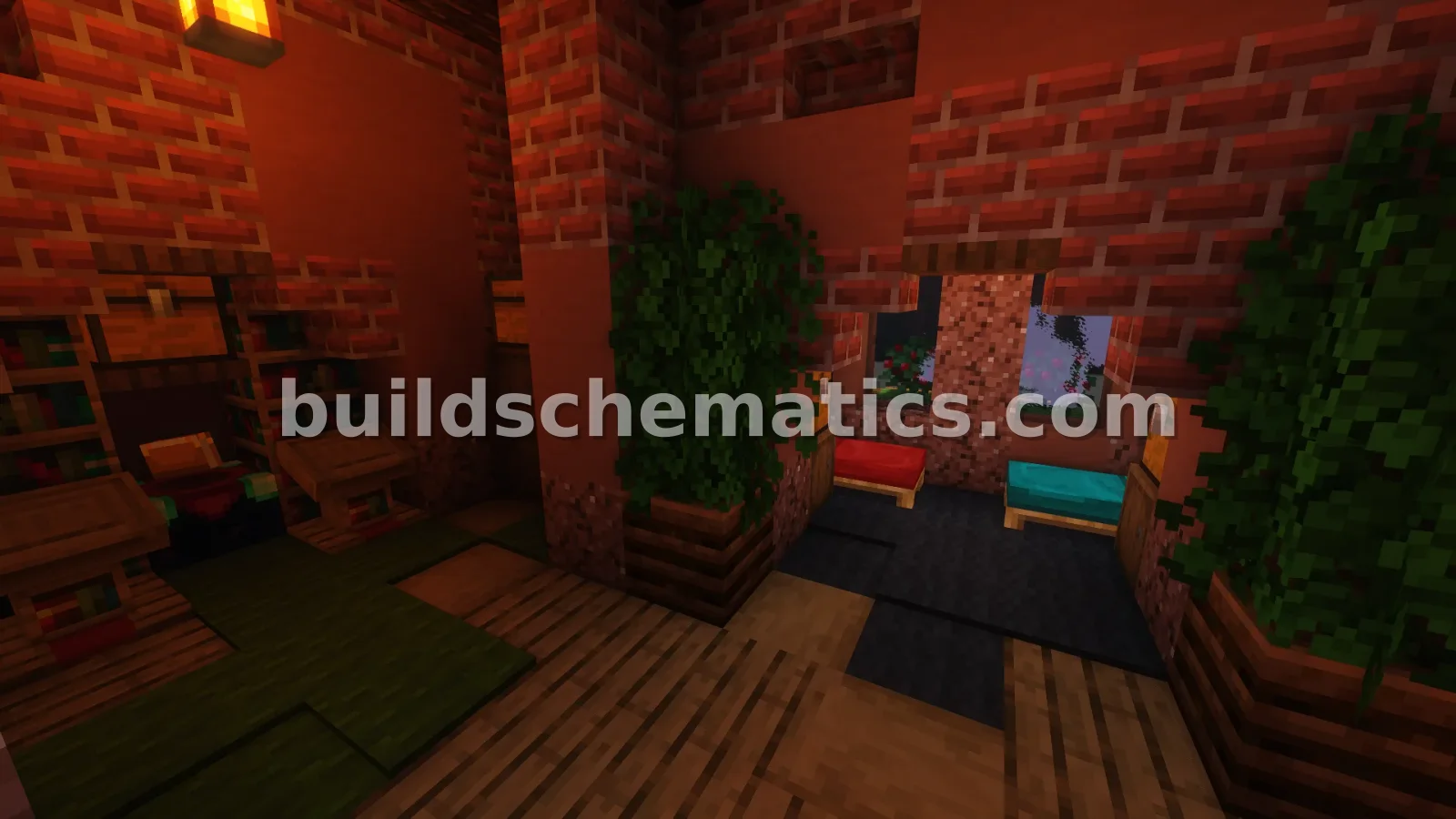 Cozy Terracotta House Schematic — view 2