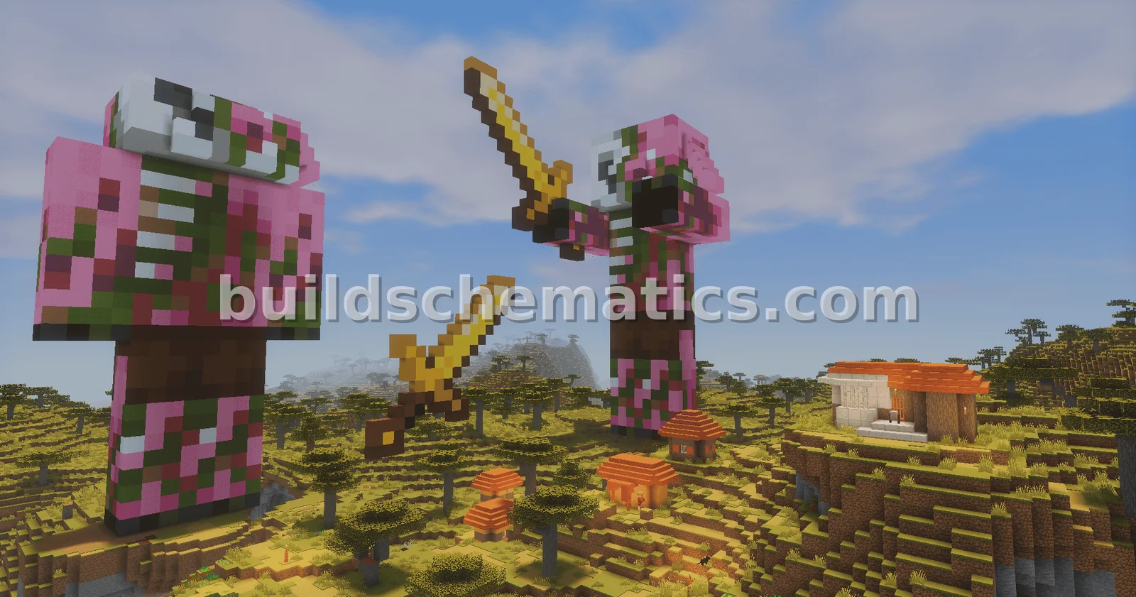 Zombie Pigman Monument — view 2
