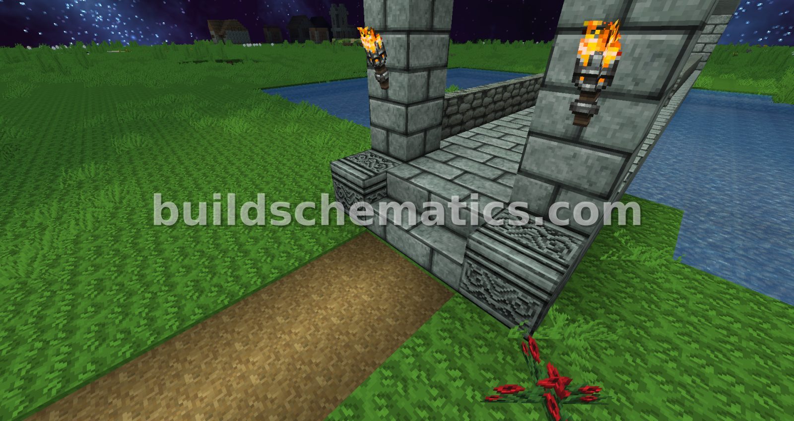 Covered Minecraft Bridge — view 4
