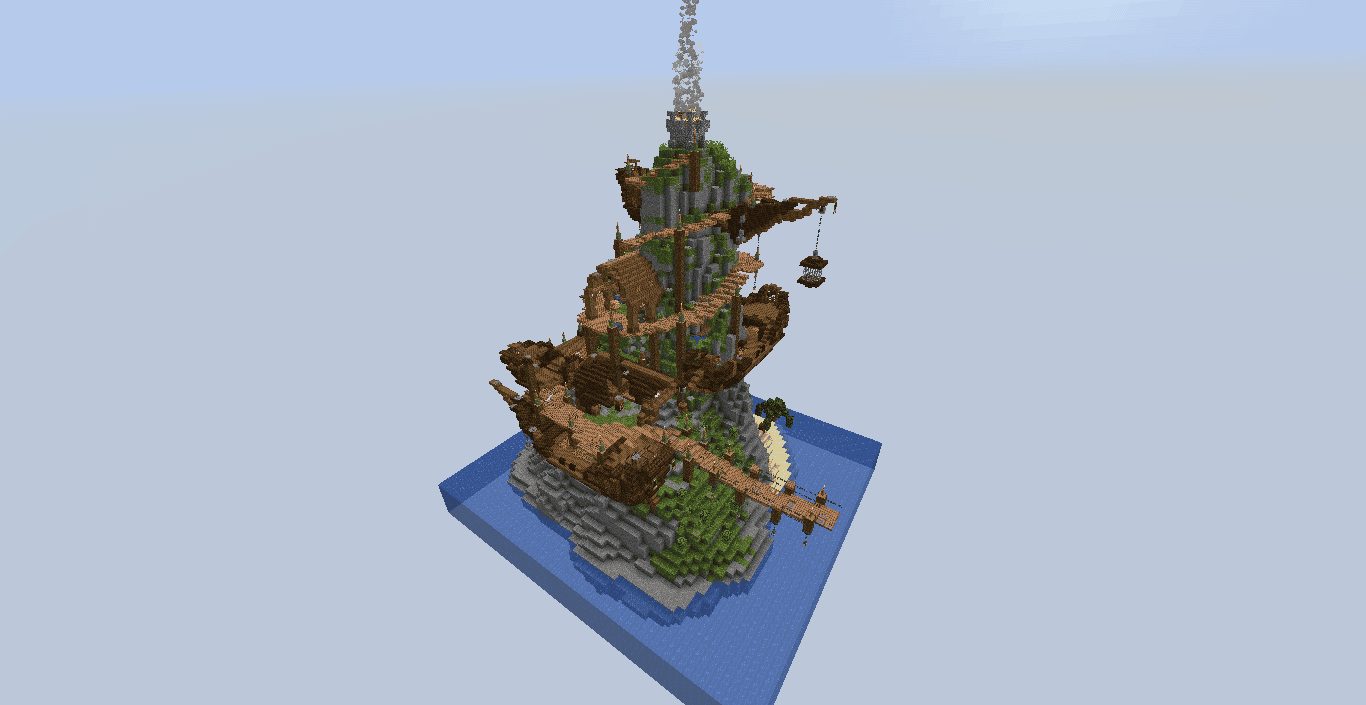 Pirate Shipwreck Island Base