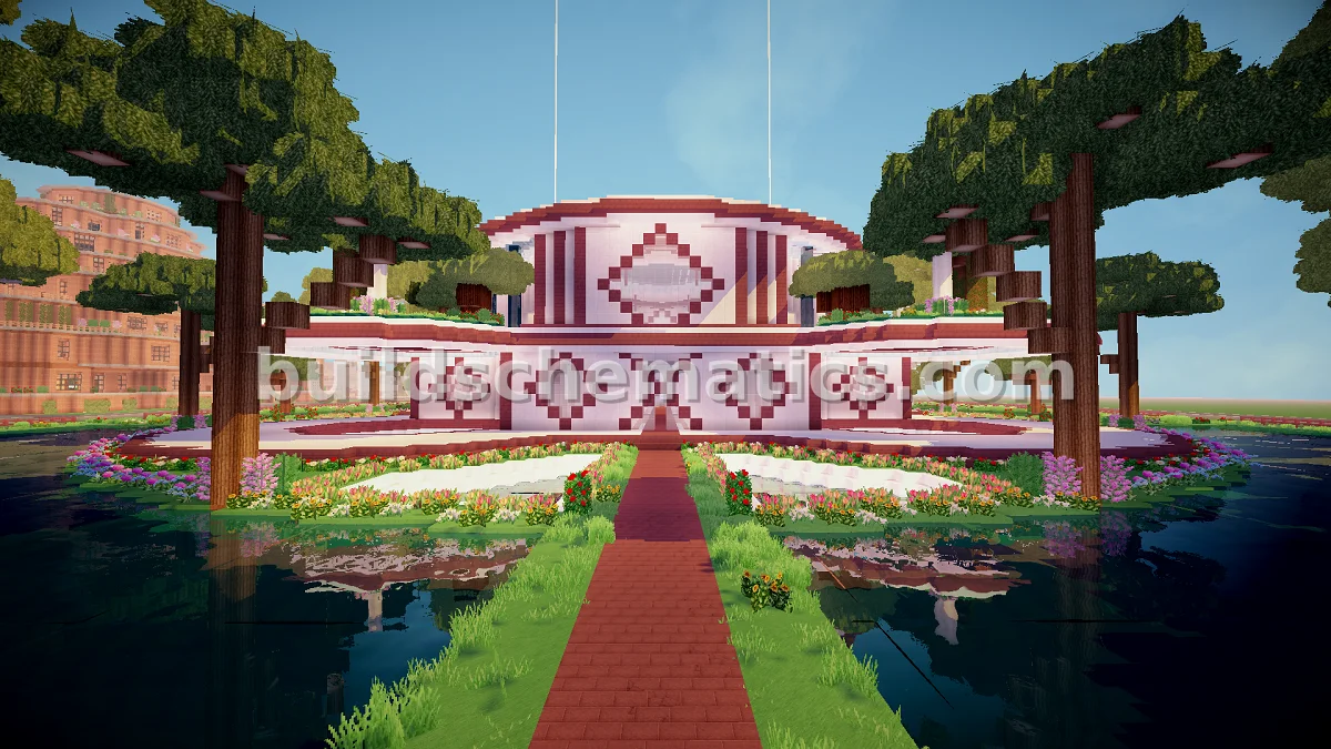 Serene Garden Temple Pavilion — view 2