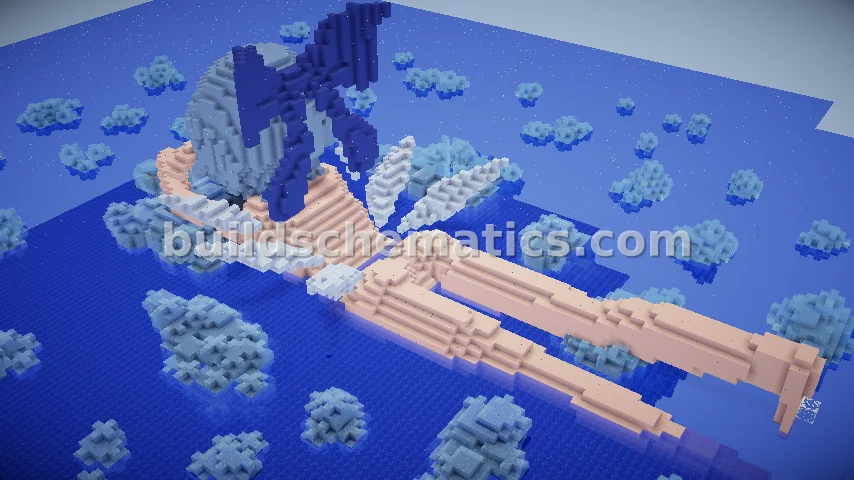Cirno in Water Build — view 3
