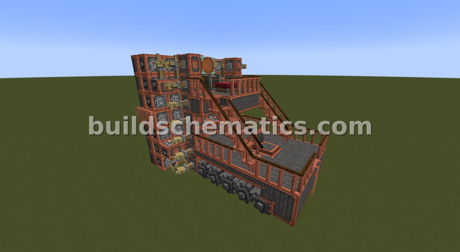 Automated Mining Machine with Wall Construction — view 5