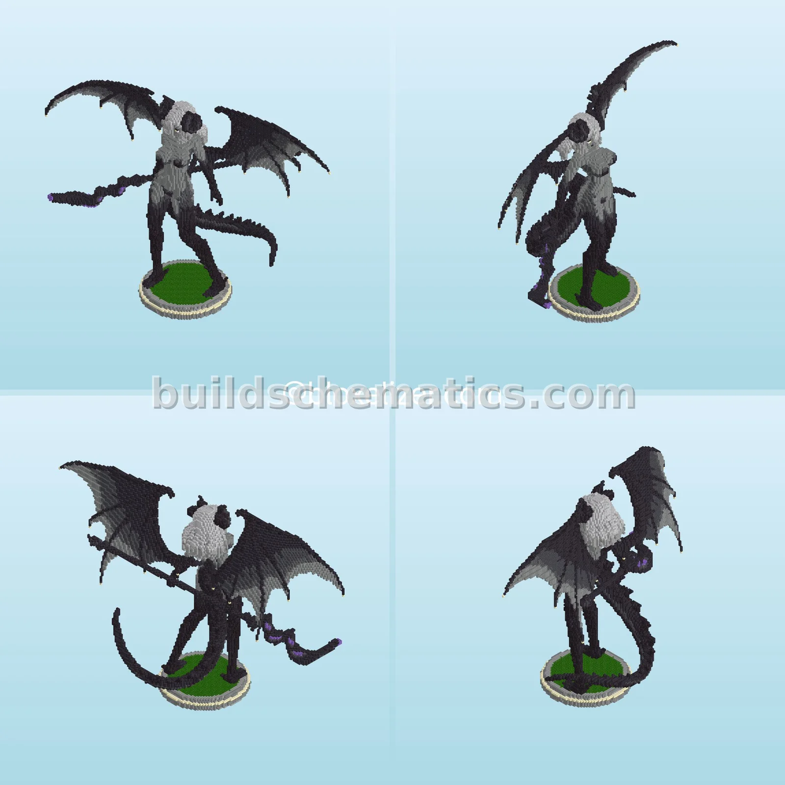 Dragon Girl Statue
