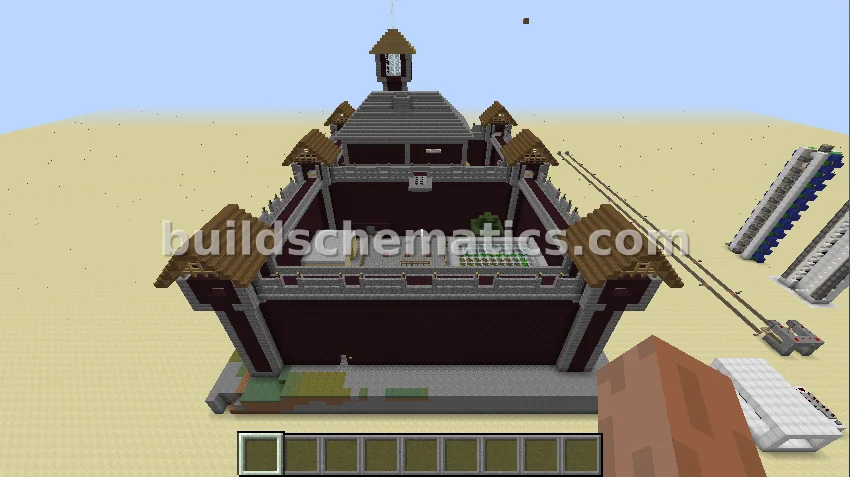 Medium Castle with Survival Features — view 2