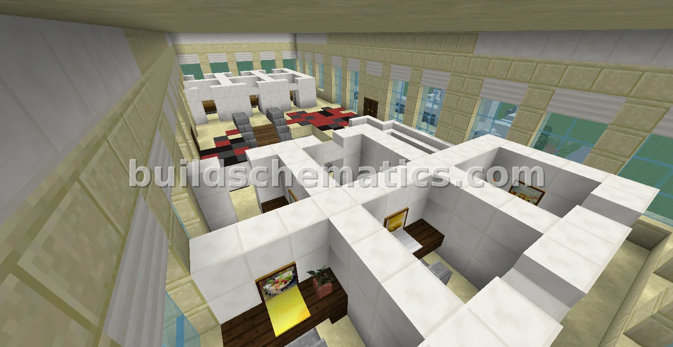 Minecraft Bank Building — view 3