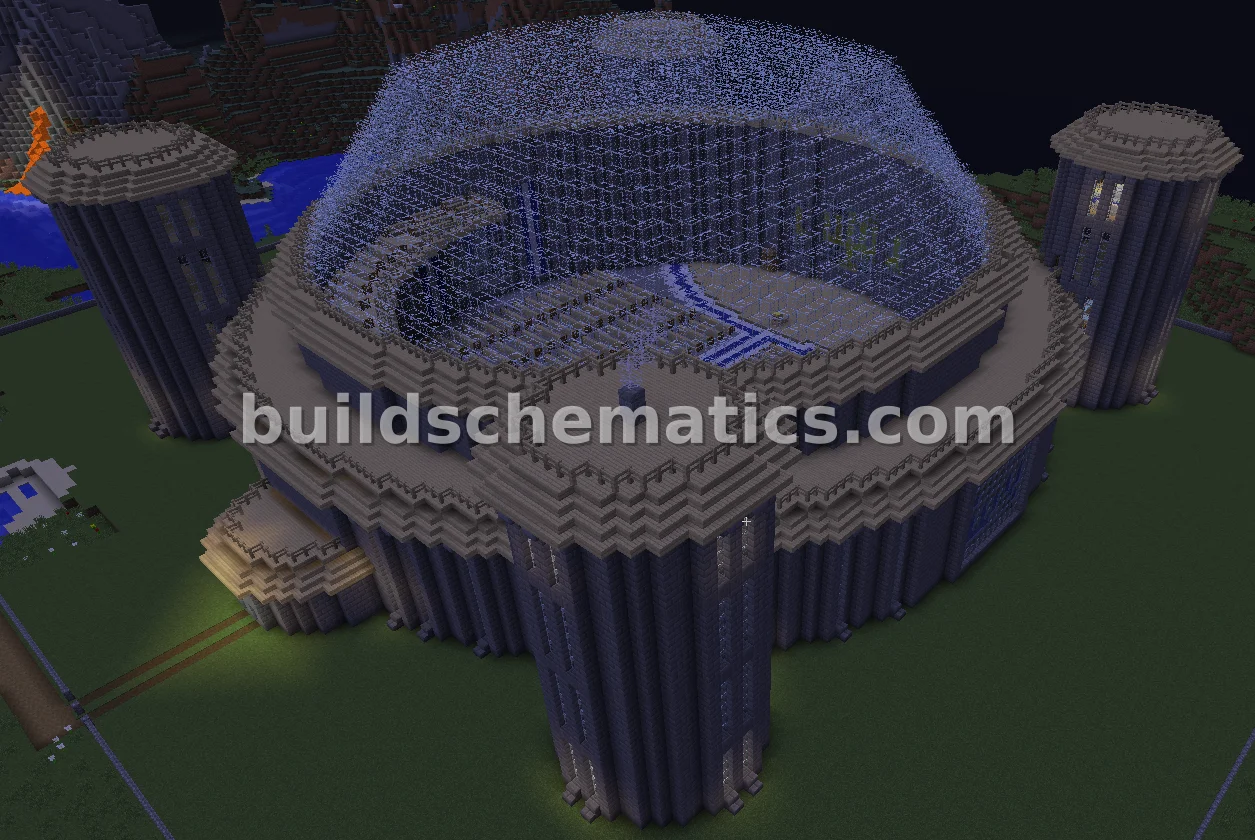 Medieval Stone Synagogue with Domed Roof — view 3