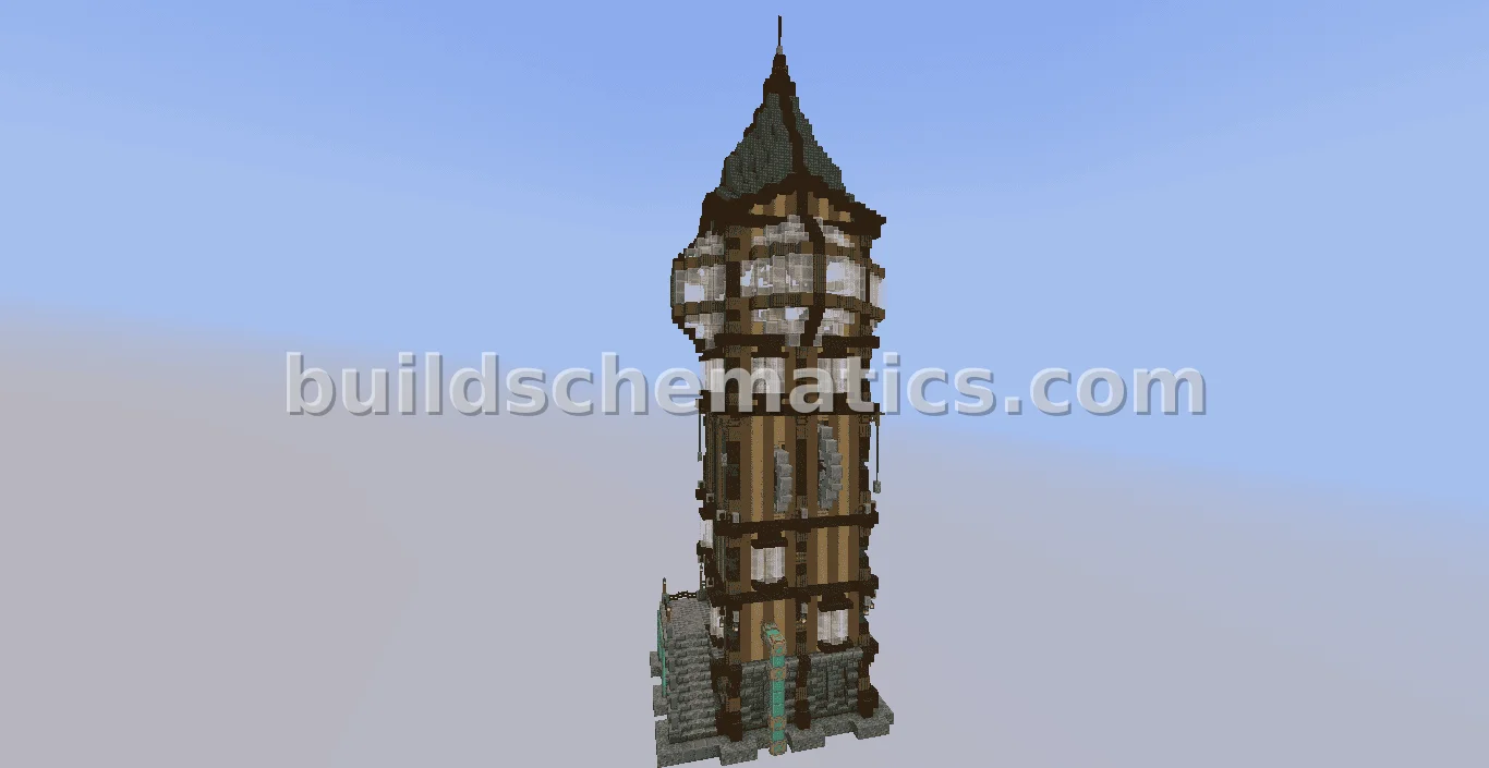 Steampunk Tower With Storage And Potion Room