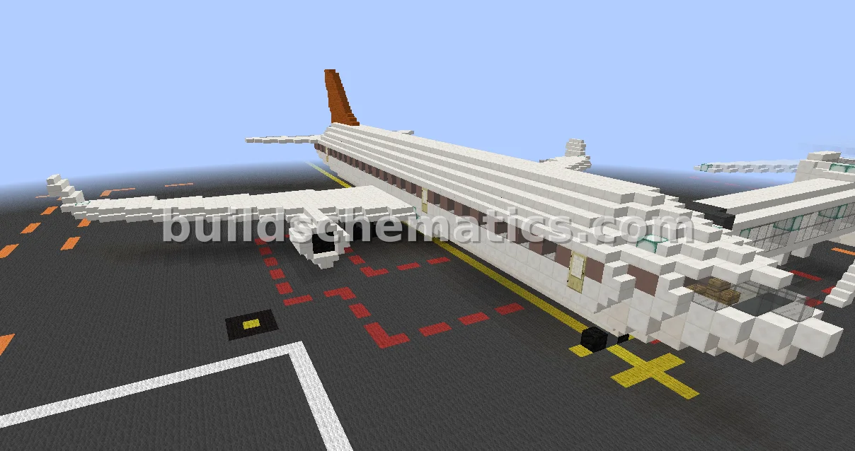 Medium Passenger Aircraft With Passenger Bridge