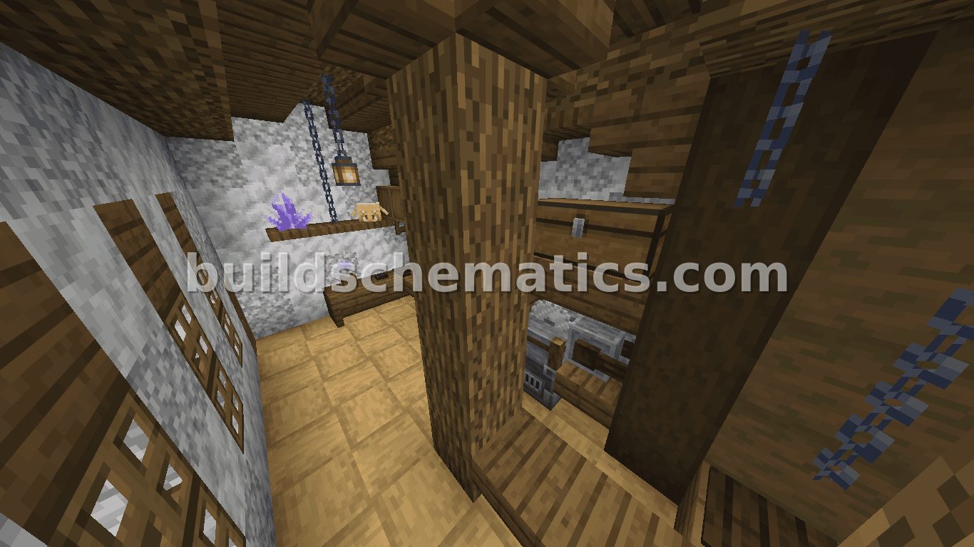 Cozy Woodcutter Cabin Minecraft Build — view 5