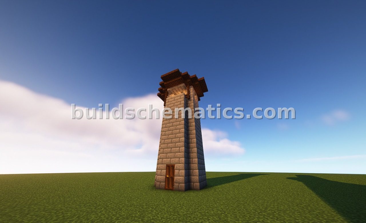 Small Stone Brick Tower — view 4