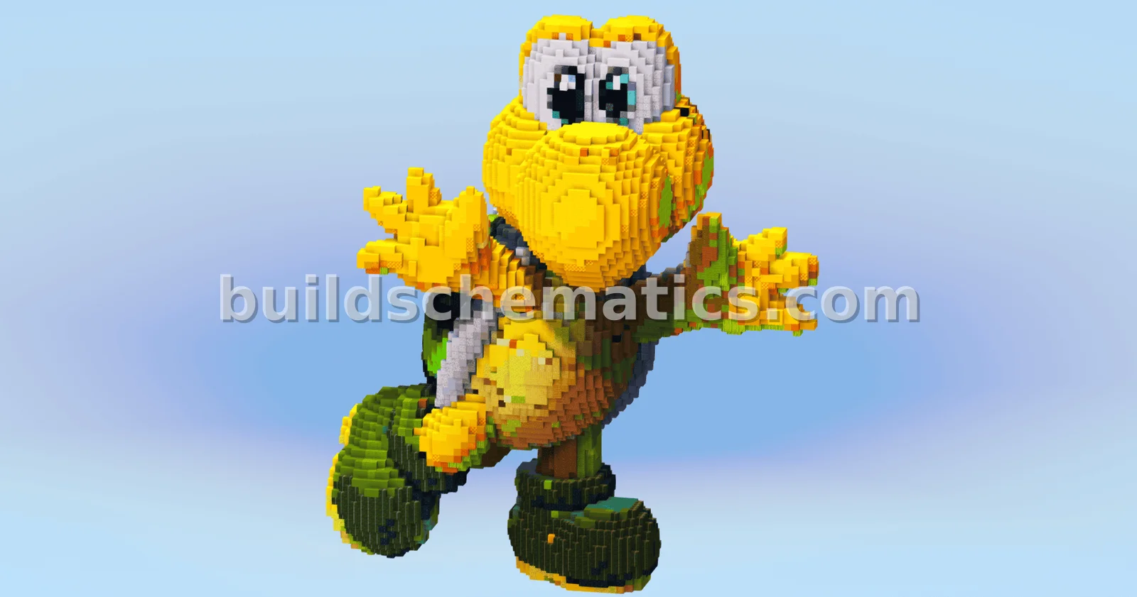 Super Mario Green Koopa Statue