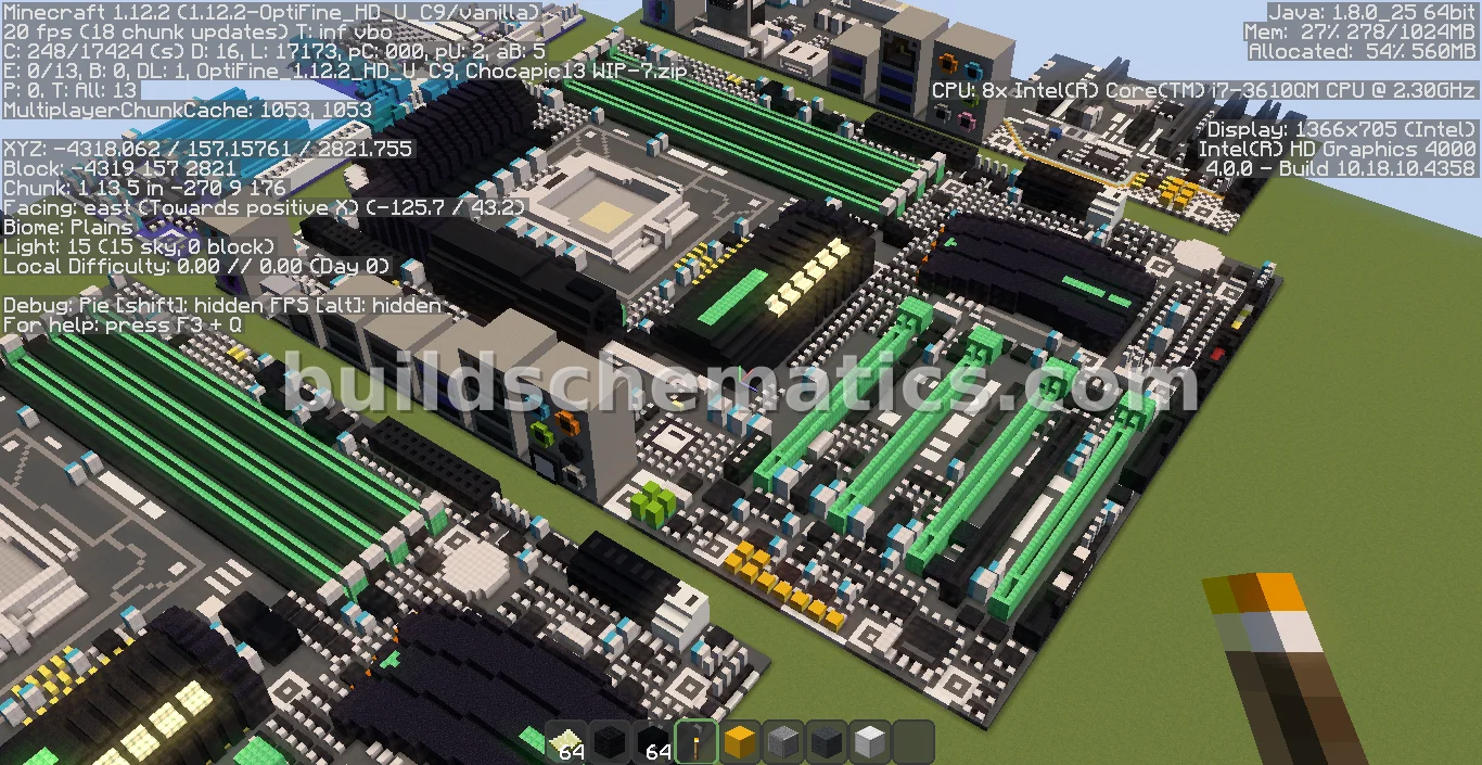 Gigabyte Intel X58 Motherboard Pixel Art