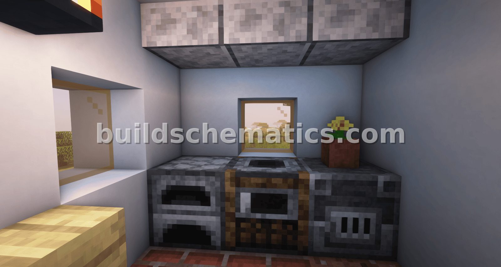 Modern Orange White House Build — view 2