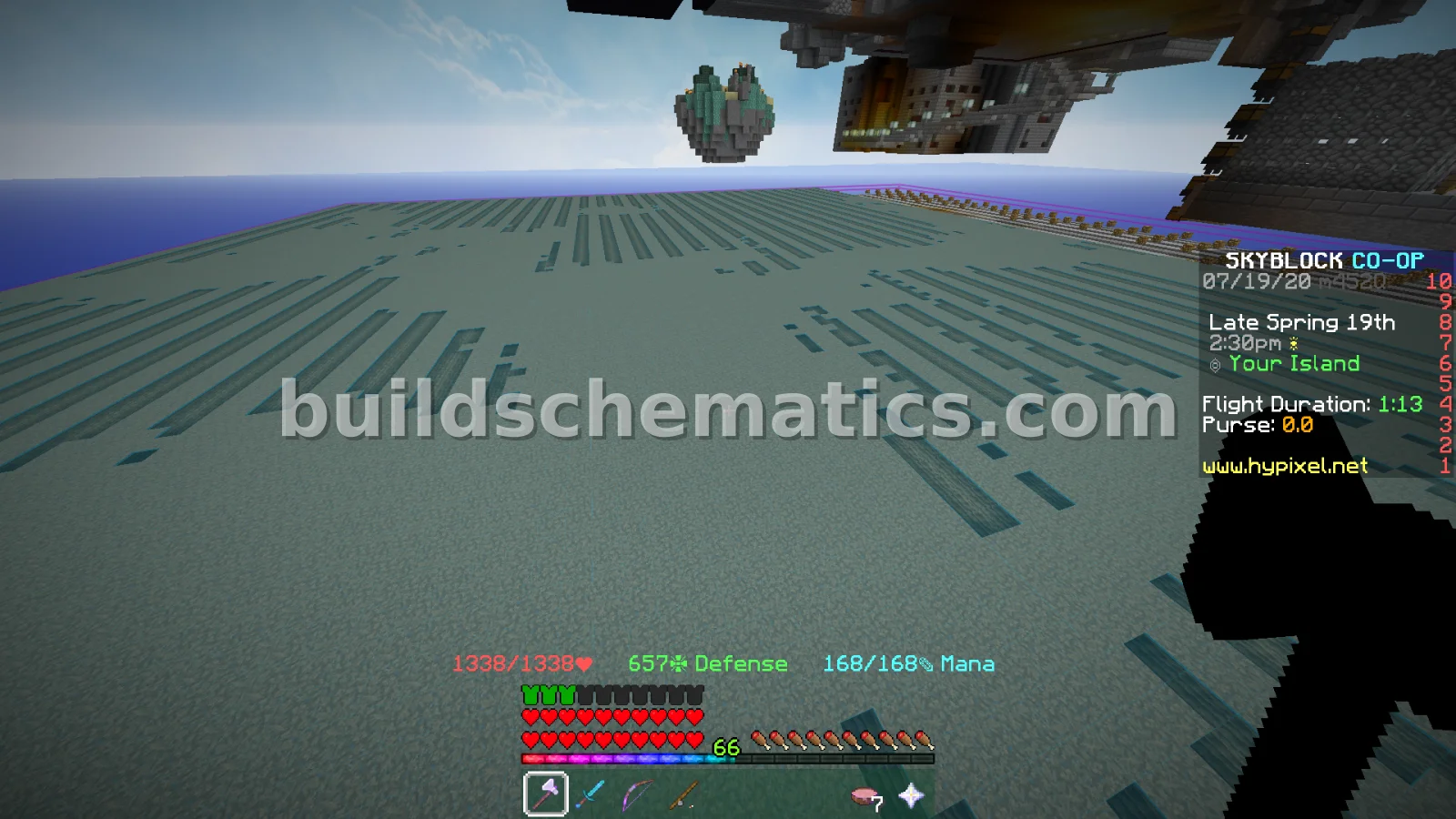 Skyblock Max Dirt Platform