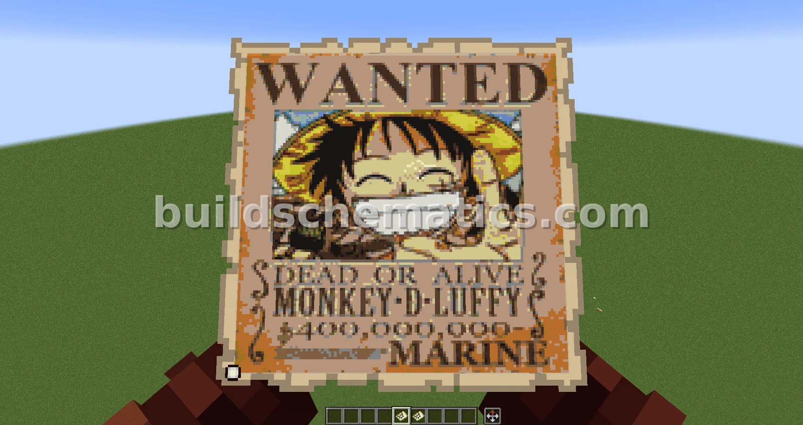 Luffy Wanted Poster 400 Million Bounties — view 3