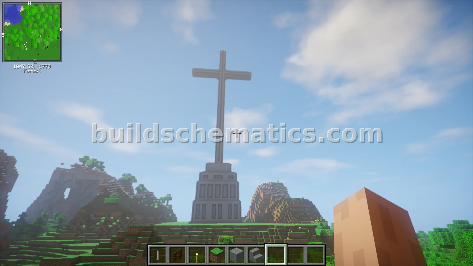Monument Cross Structure