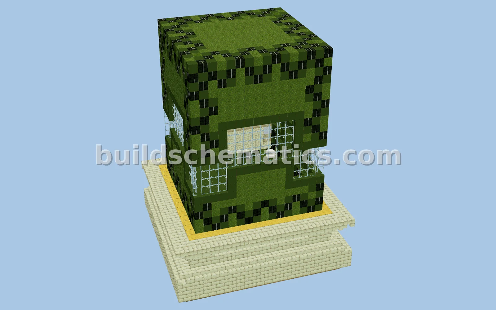 Shulker Green Statue