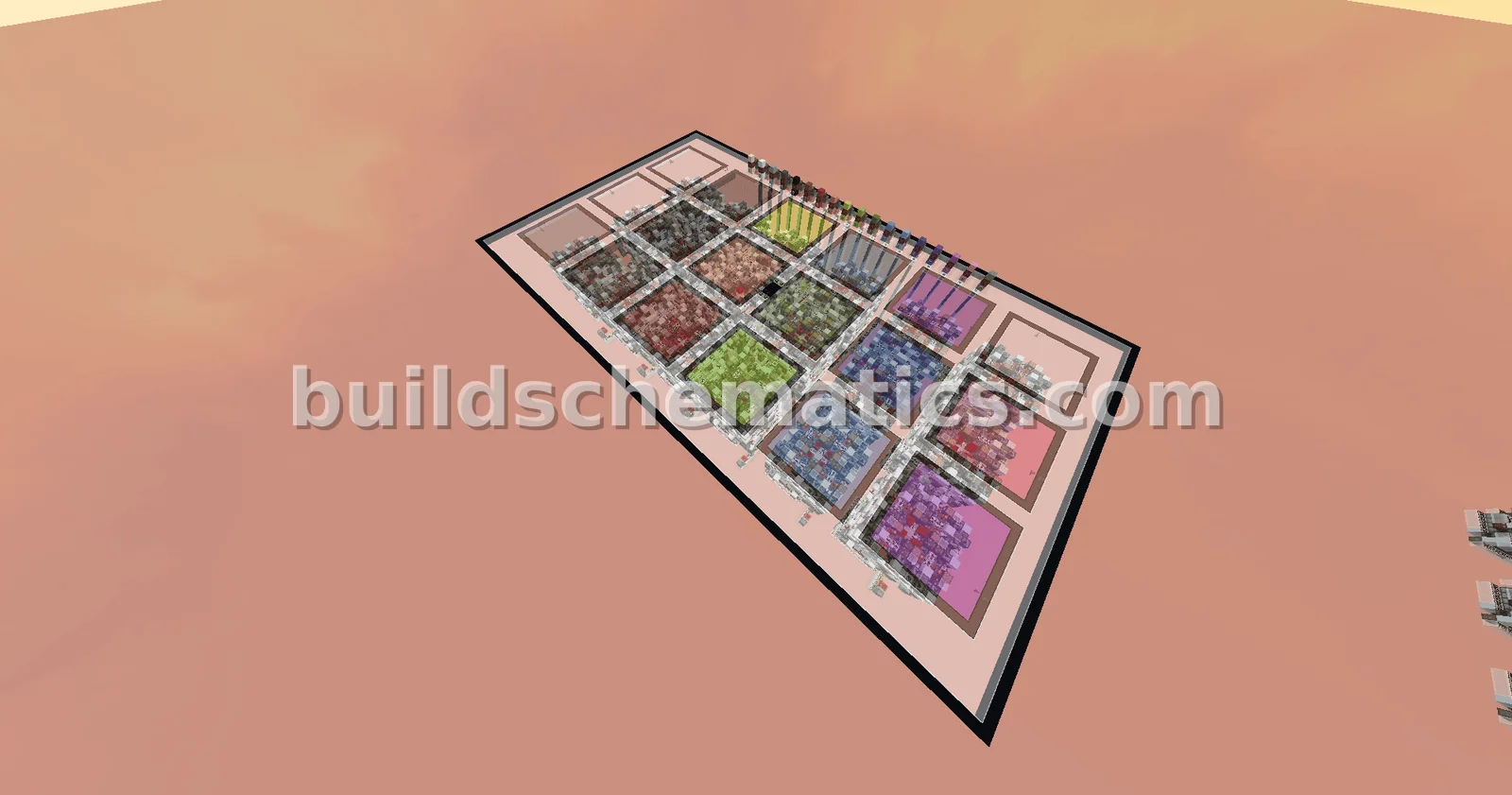 Concrete Factory With All Colors