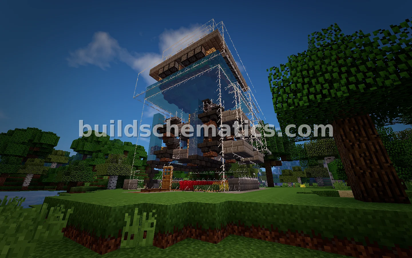Automated Crop and Melon Farm Tower — view 2