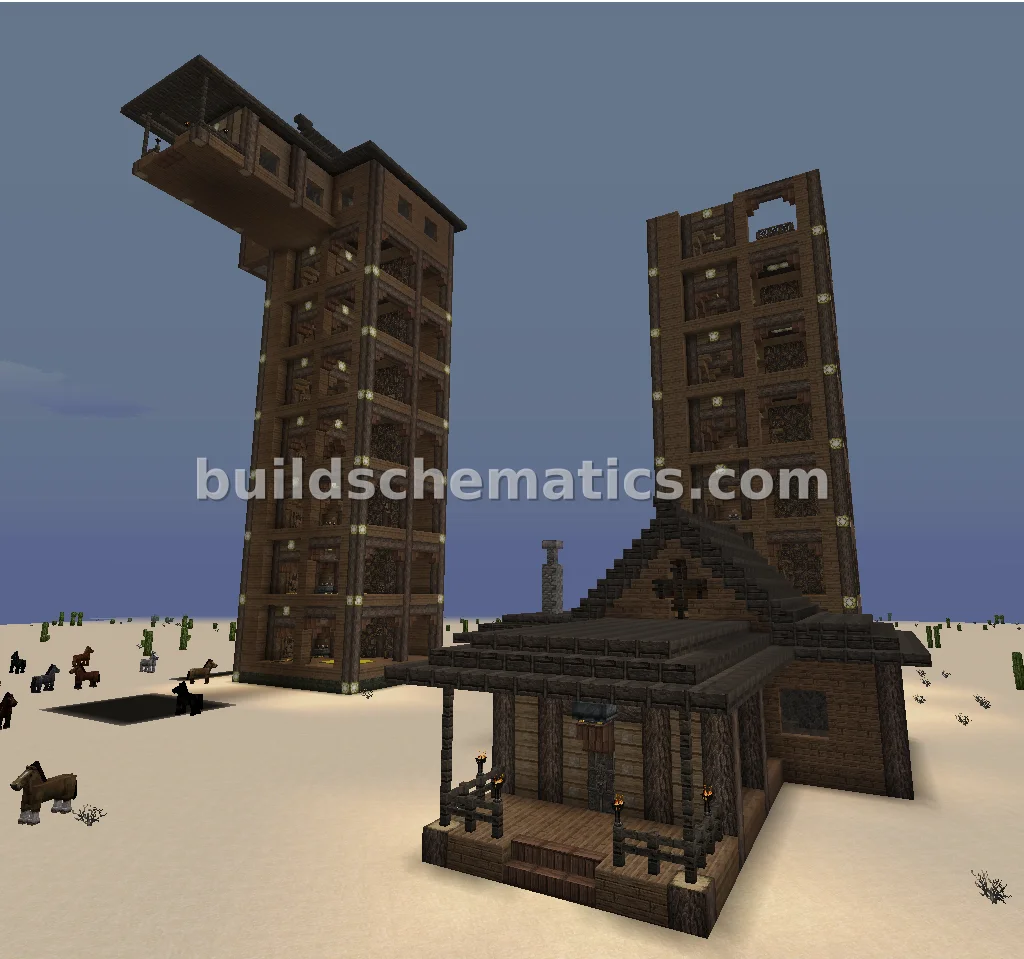 Old West Mine Elevator Shaft