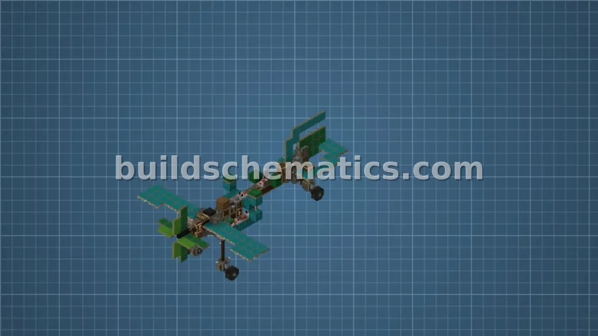 Cyan Sail Plane — view 3