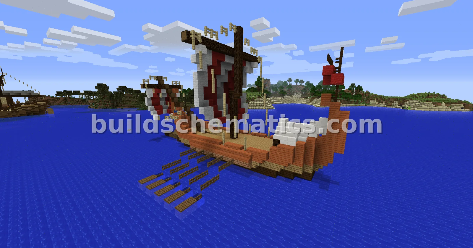 Ancient Roman Galley Ship — view 4