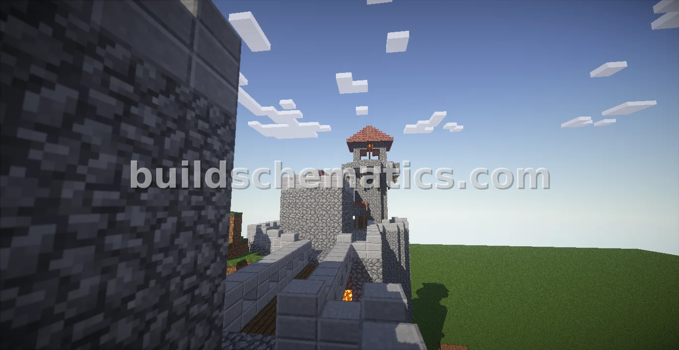 Large Medieval Castle for Server Spawn — view 3
