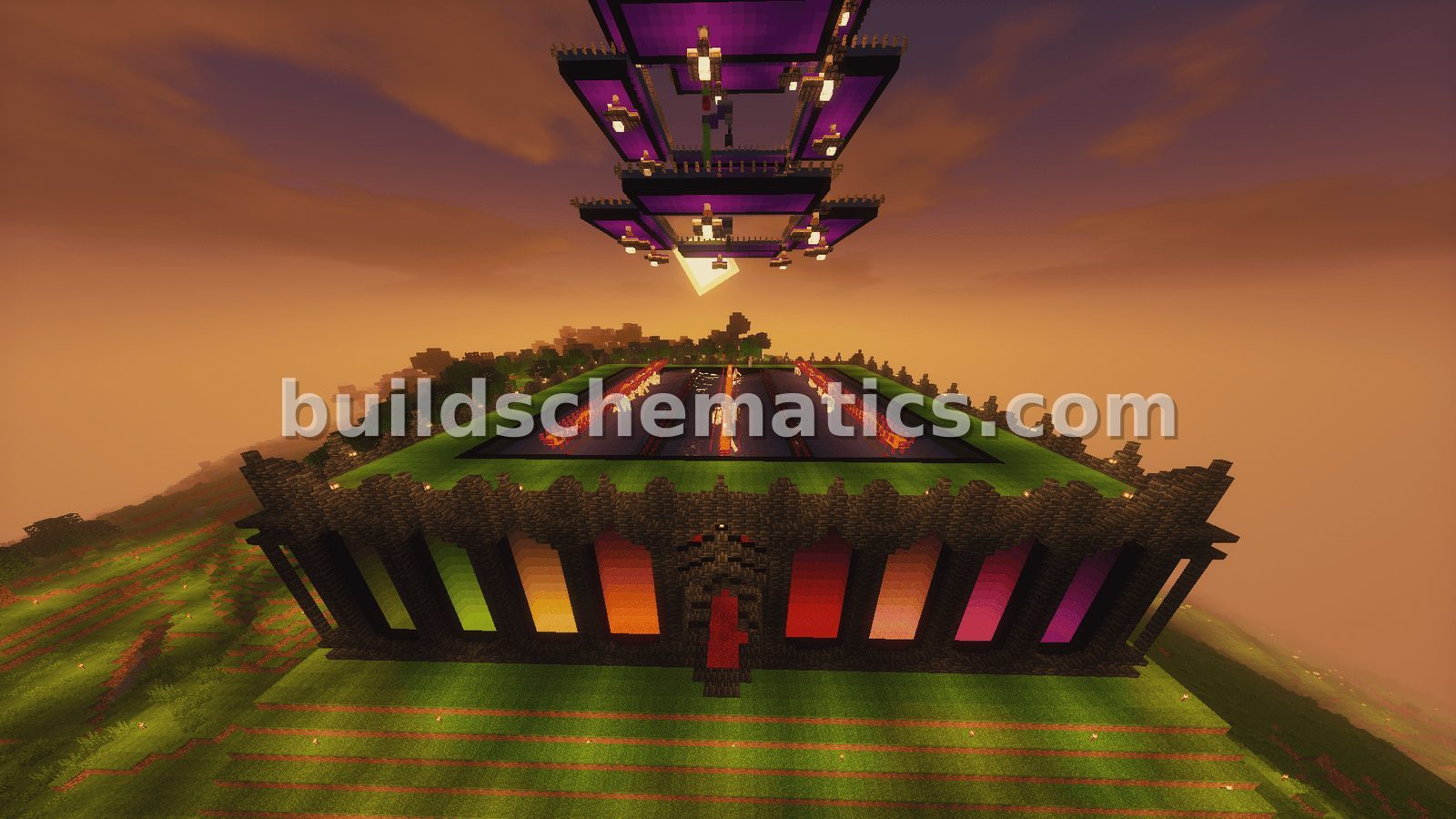 High-Yield Iron Farm with Mountain Integration — view 2